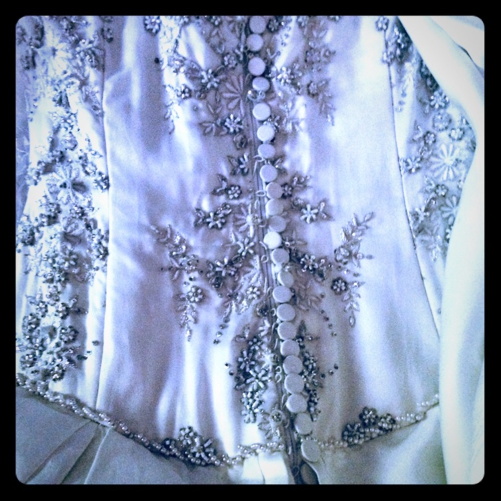 💞STUNNING💞Kleinfeld NYC COUTURE💞wedding gown💞 - Picture 4 of 8